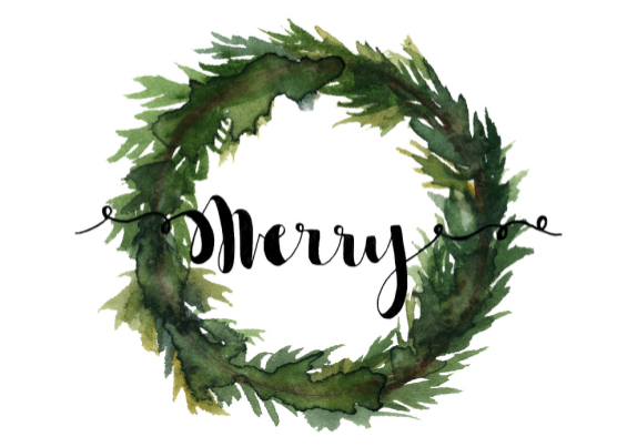 Card - Merry Wreath