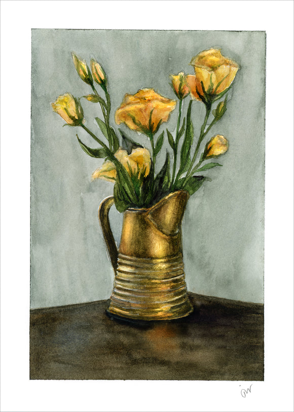 The Still Collection: Lisianthus Print