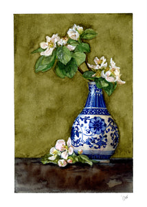 The Still Collection: Floral Vase Print