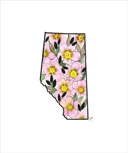 Print - Alberta Wild Rose
