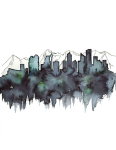 Print - Calgary Skyline