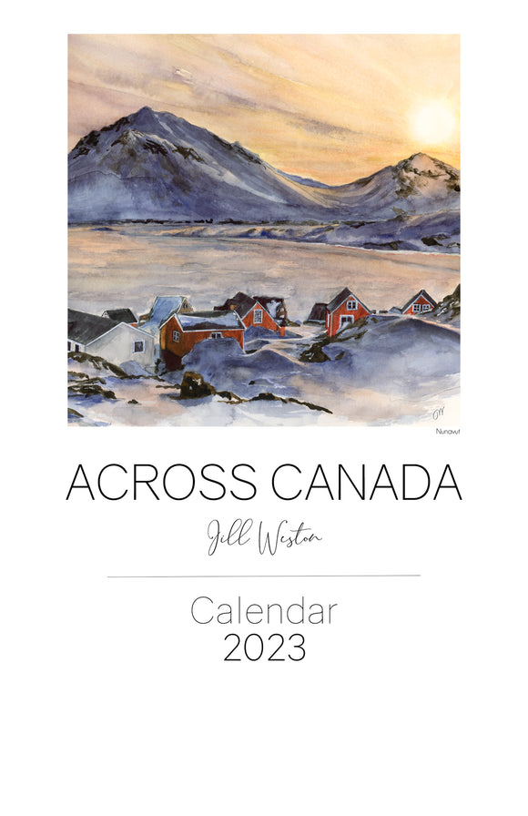 2023 Across Canada Wall Calendar