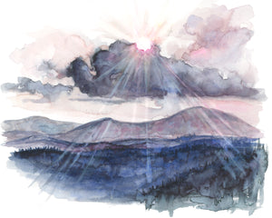 NEW PRINT - Purple Dusk