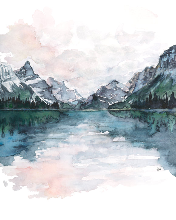 NEW Print - Maligne Lake