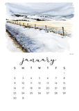 2022 Landscape Desk Calendar