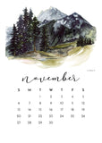 2022 Landscape Desk Calendar