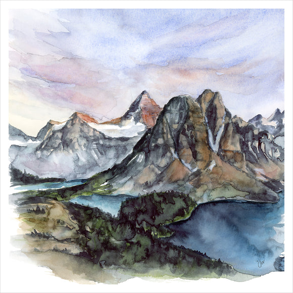 Print - Mount Assiniboine Nublet