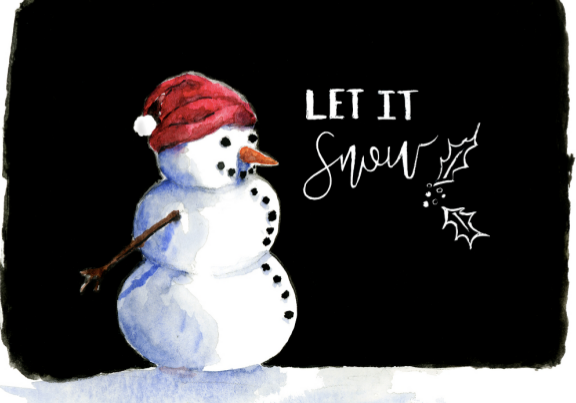 Card - Let it Snow