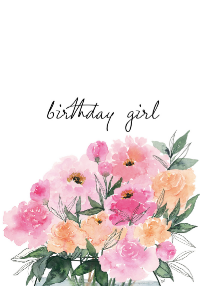 Card - Birthday Girl